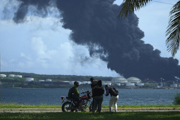 Cuba Oil Fire